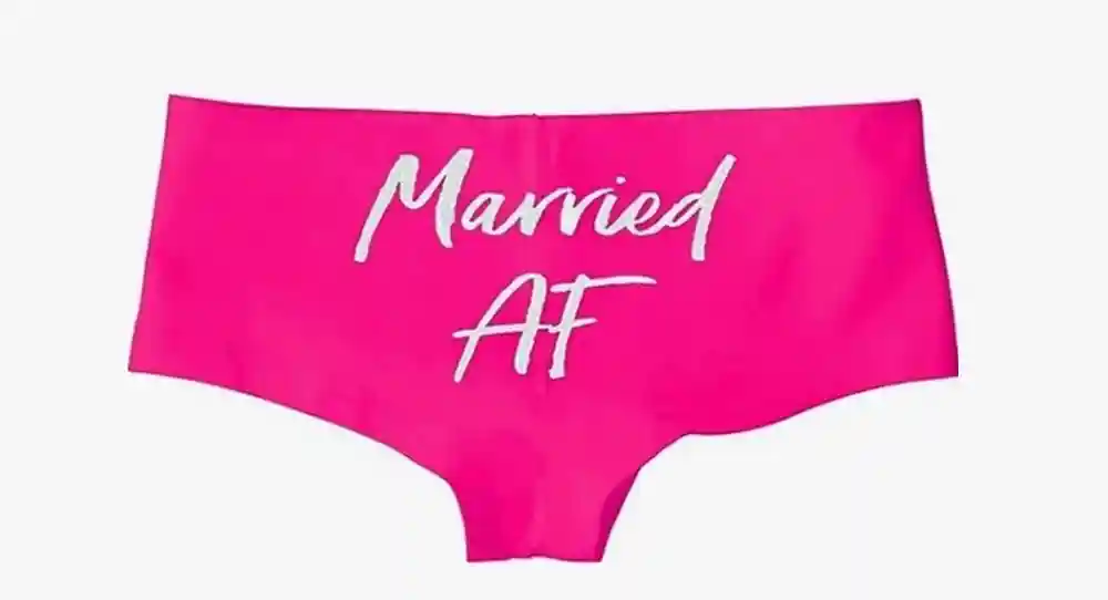 funny underwear for the bride